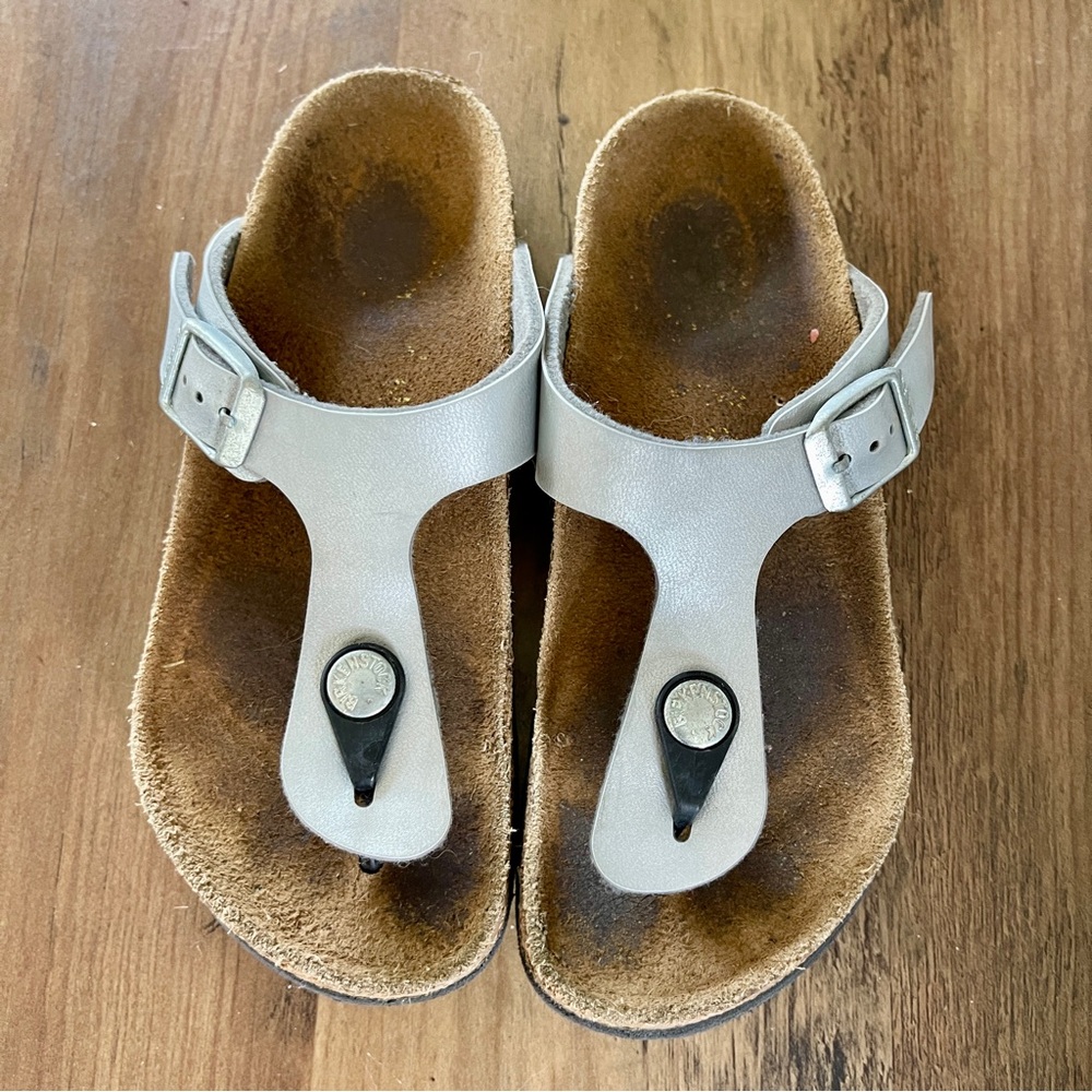 Birkenstock Kids Silver Sandals - Picture 9 of 9